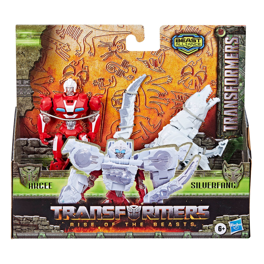 Transformers Arcee robot-to-motorcycle mode in 13-step transformation.