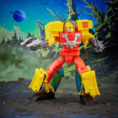 Transformers Armada Hot Shot honors 40 years of Transformers history.