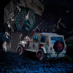 Transformers Autobot JP12 vehicle mode blends jeep styling with articulation.