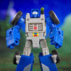 Transformers Beachcomber blaster attachment on front bumper for action