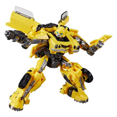 Transformers Bumblebee Studio Series figure with detailed movie-inspired design for display