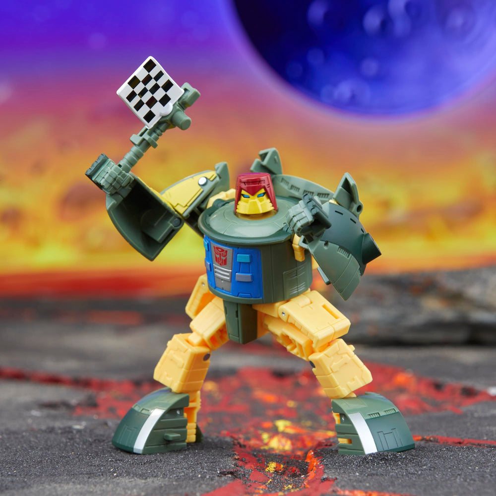 Transformers Cosmos flag attachment adds display detail in spaceship mode