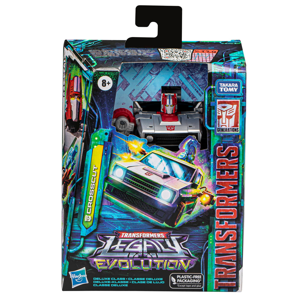 Transformers Crosscut turbo car mode for fast, action-packed battles.