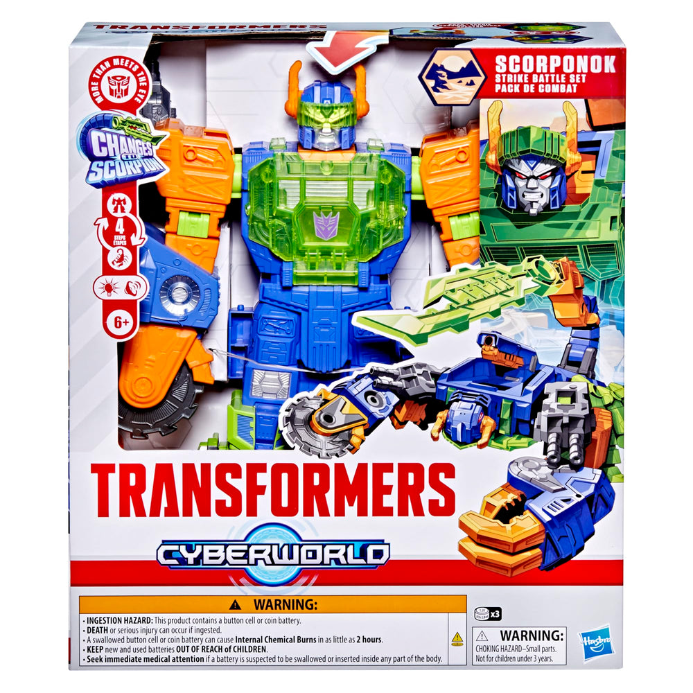 Scorponok 2in1 conversion reveal in CYBERWORLD