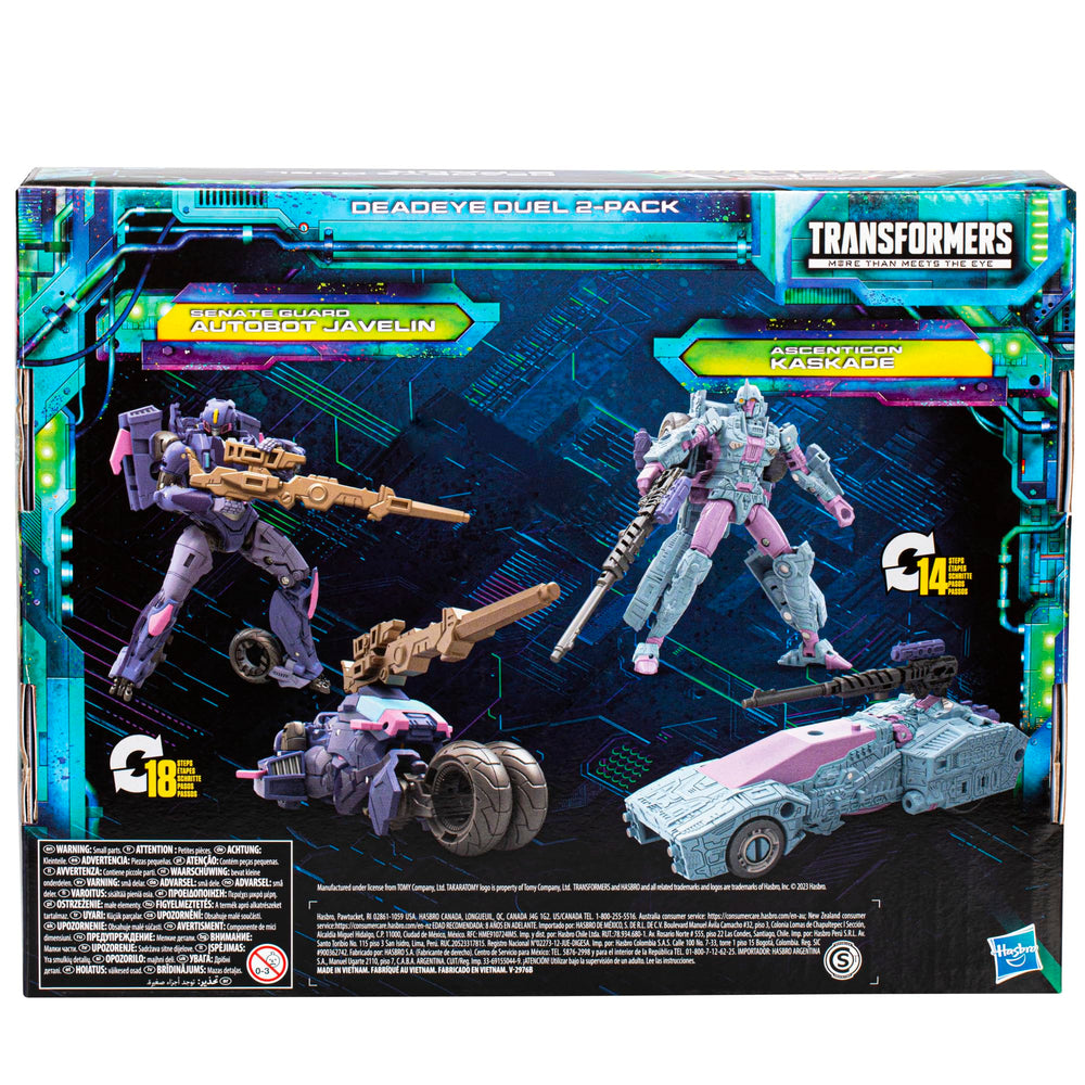 Transformers Deadeye Duel 2-Pack suitable for ages 8 and up play