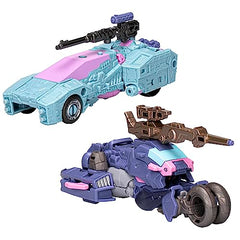 Transformers Deadeye Duel 2-Pack Javelin motorcycle mode for dynamic posing