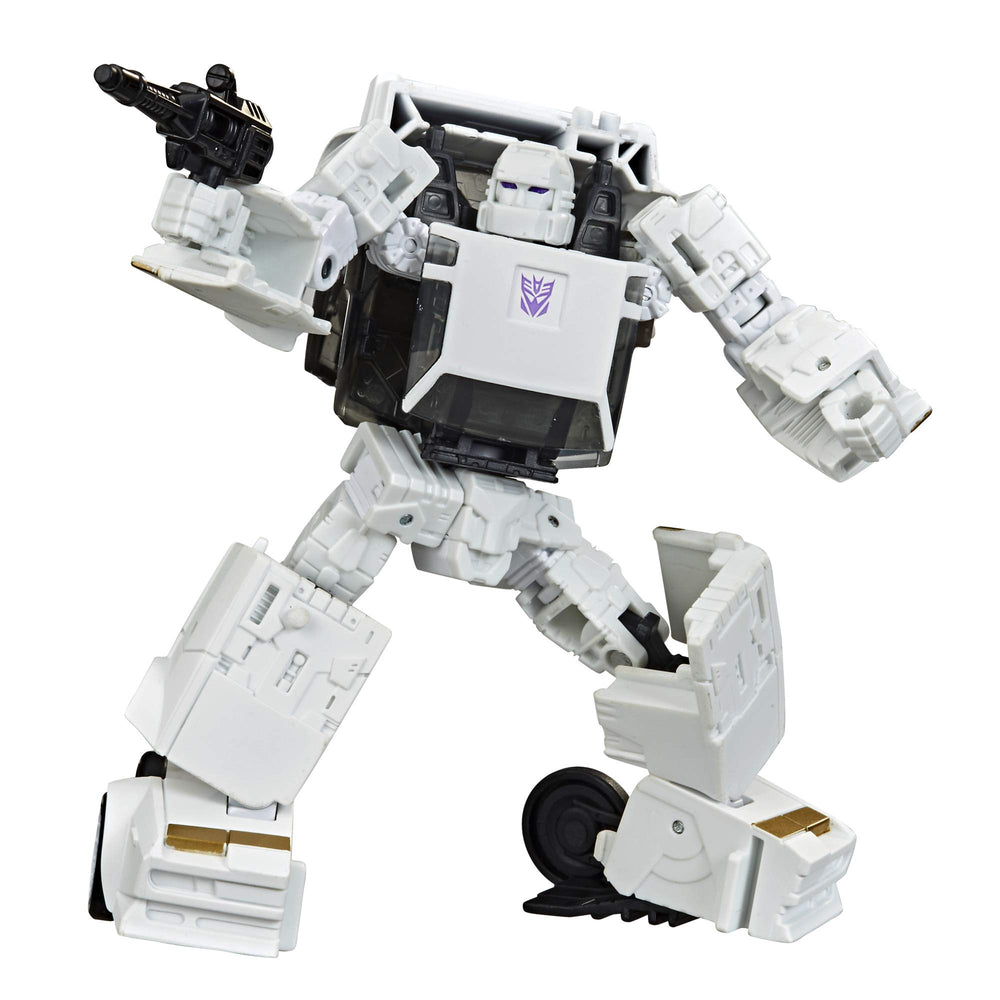 Runamuck in robot mode showcases classic Transformers art for display.