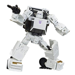 Runamuck in robot mode showcases classic Transformers art for display.