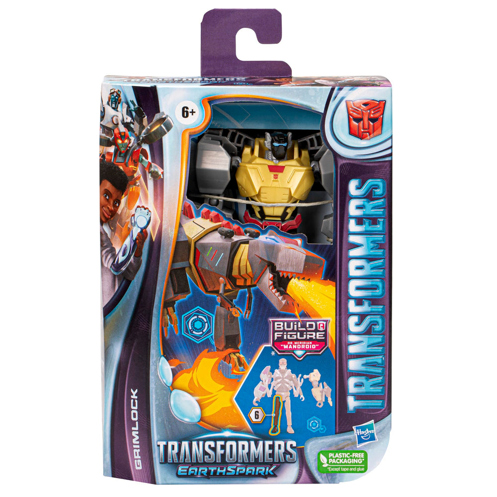 Transformers EarthSpark Deluxe figure includes Build-A-Figure piece for Mandroid