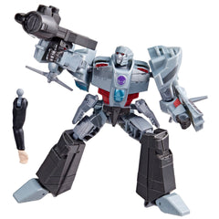 Transformers EarthSpark Megatron robot mode for imaginative play and action.