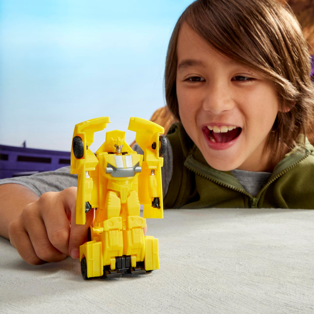 Transformers EarthSpark 1-Step Smash close-up with instant conversion