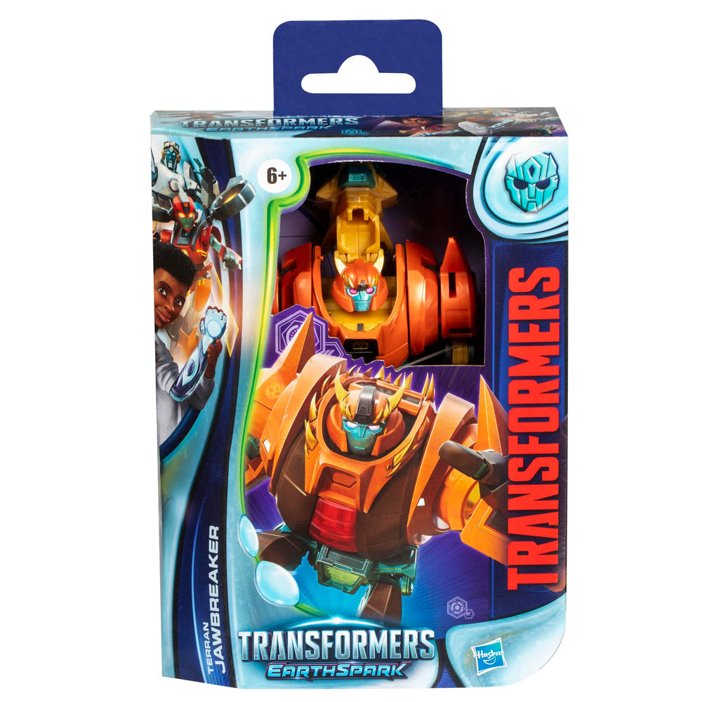 Transformers EarthSpark Terran Jawbreaker dinosaur mode sparks imaginative battles