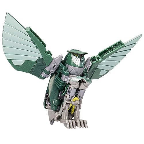Transformers EarthSpark Terran Nightshade in owl mode for imaginative play