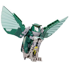 Transformers EarthSpark Terran Nightshade in owl mode for imaginative play