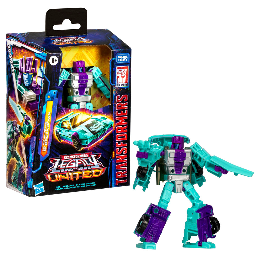 Transformers G2 Breakdown robot mode with articulated limbs for dynamic posing.