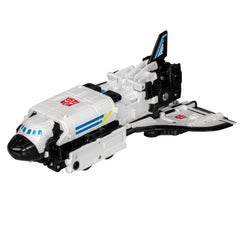 Transformers Galaxy Shuttle robot mode emphasizes poseable limbs for action poses and display