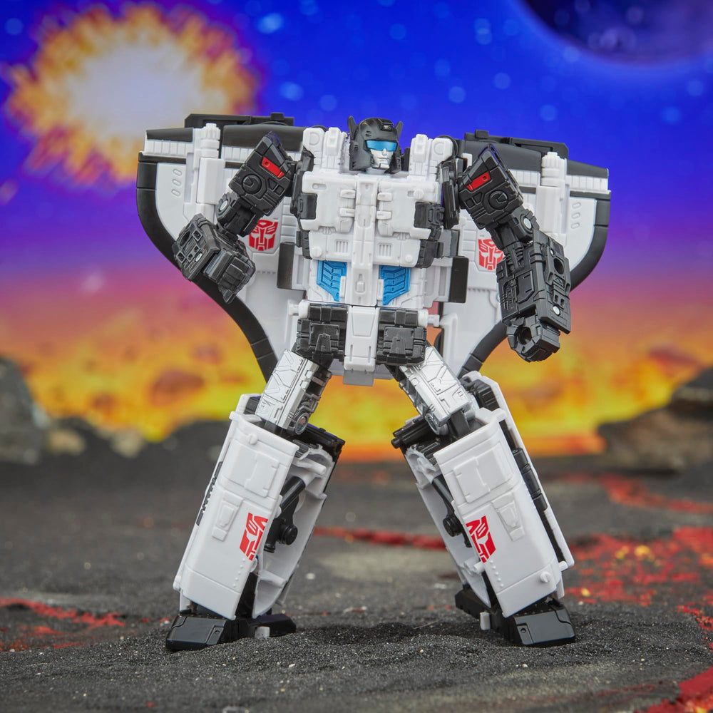 Transformers Galaxy Shuttle train mode highlighted for imaginative transport play and quick conversion