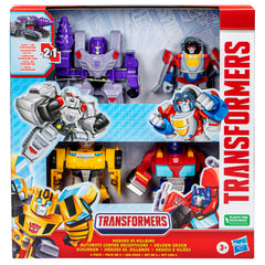 Transformers Heroes vs Villains Bumblebee sports car mode image for hands-on action.