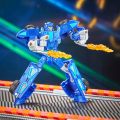 Transformers Twin Mill car mode top view emphasizes streamlined shape.