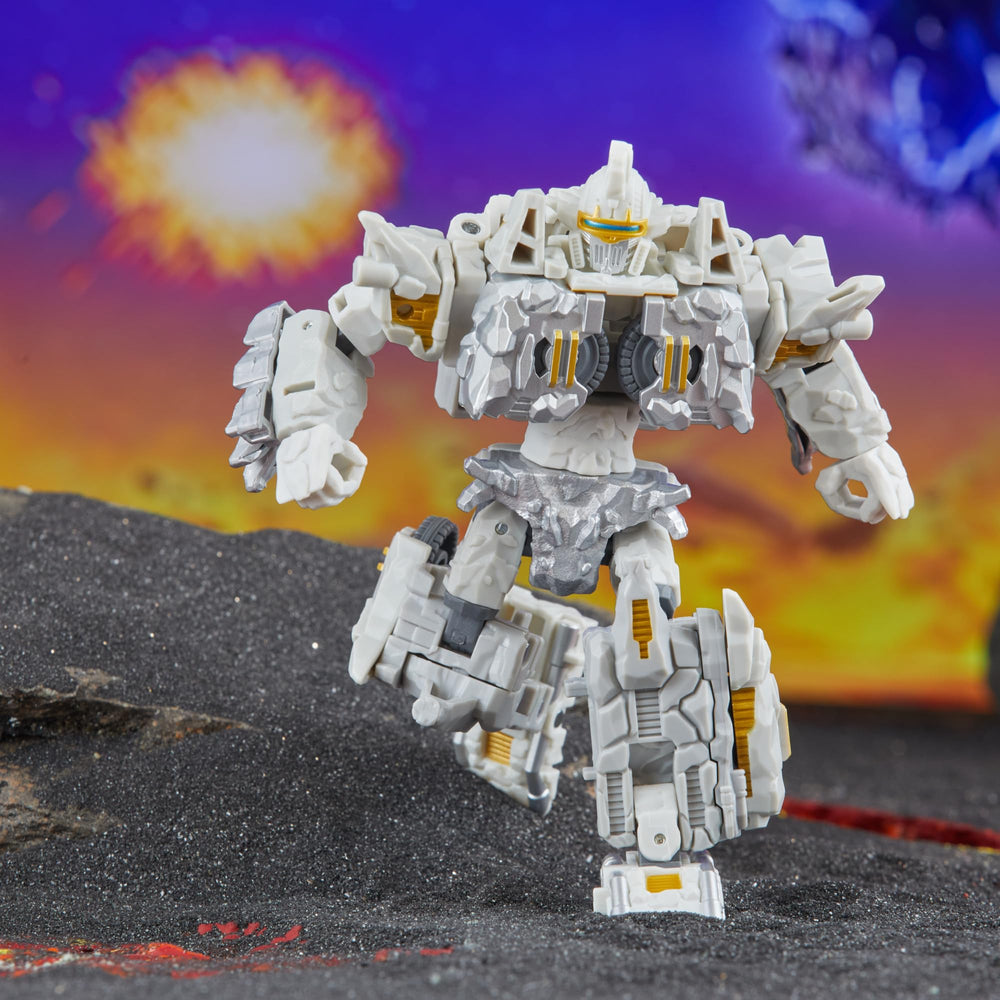 Nucleous figure in rock creature mode for dynamic display