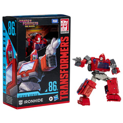 Transformers Ironhide Studio Series 86-17 removable backdrop enhances scene display