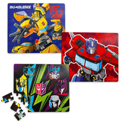 Transformers jigsaw puzzle set 48pc image for bigger challenge and sense of achievement
