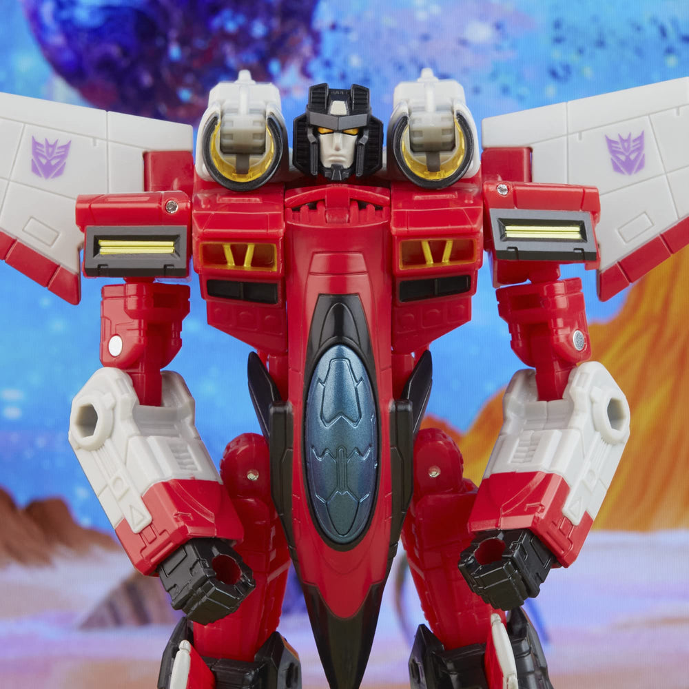 Transformers Legacy Armada Starscream Energon-inspired play theme fuels imagination.