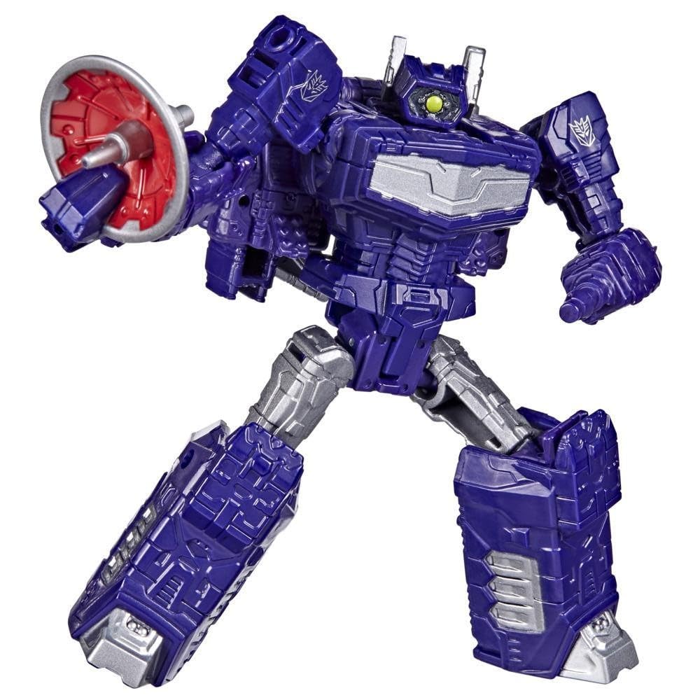 Transformers Legacy Core Shockwave robot figure for imaginative play and display.