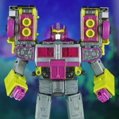 Transformers Legacy Evolution G2 Toxitron blaster enhances neon aesthetics