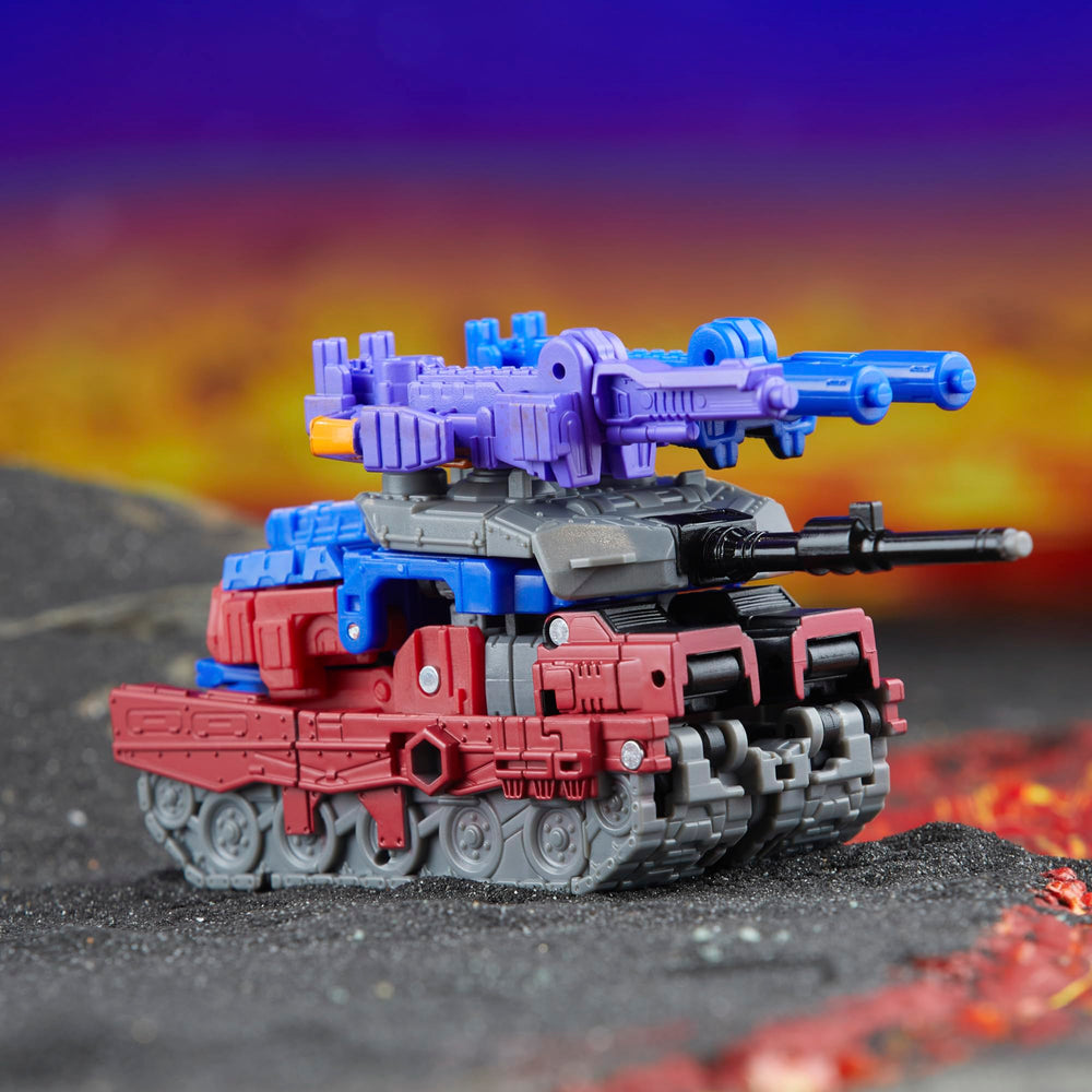 Transformers Legacy Quake with poseable legs for action scenes.