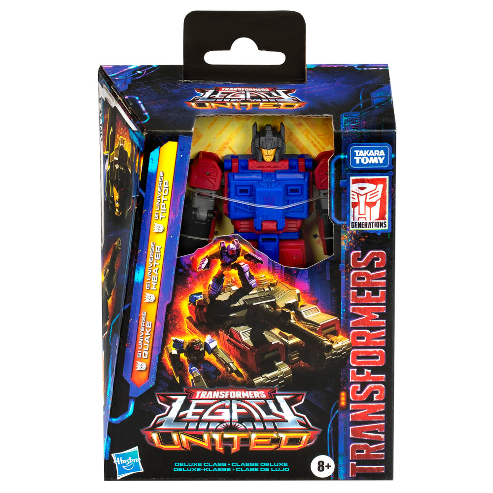 Transformers Legacy Quake in tank mode ready for action play.
