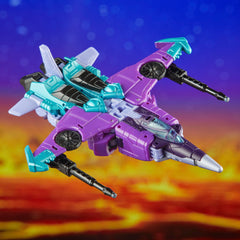 Transformers Legacy Slipstream Deluxe articulated head enables expressive action poses.