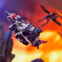 Transformers Legacy Starscream poseable figure for display and action play.