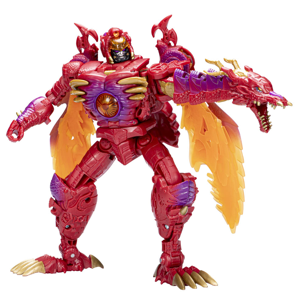 Transformers Legacy Transmetal II Megatron with blast effect for dramatic scenes.