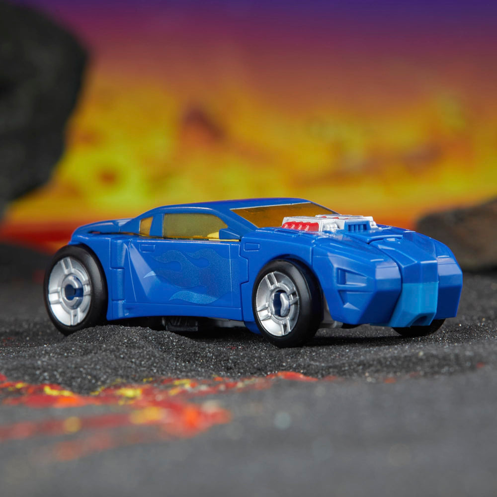 Transformers Legacy United Side Burn articulated head and limbs for poses.