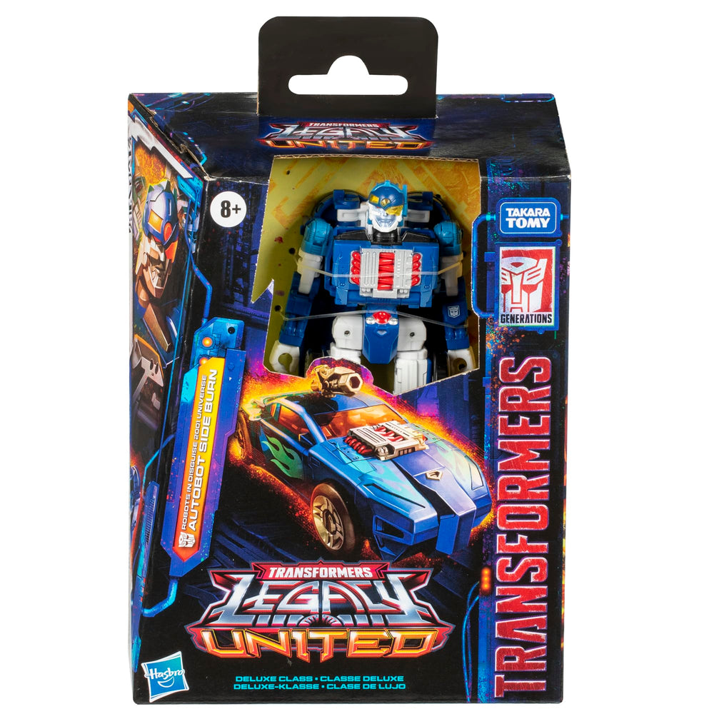 Transformers Legacy United Side Burn car mode ready for action.