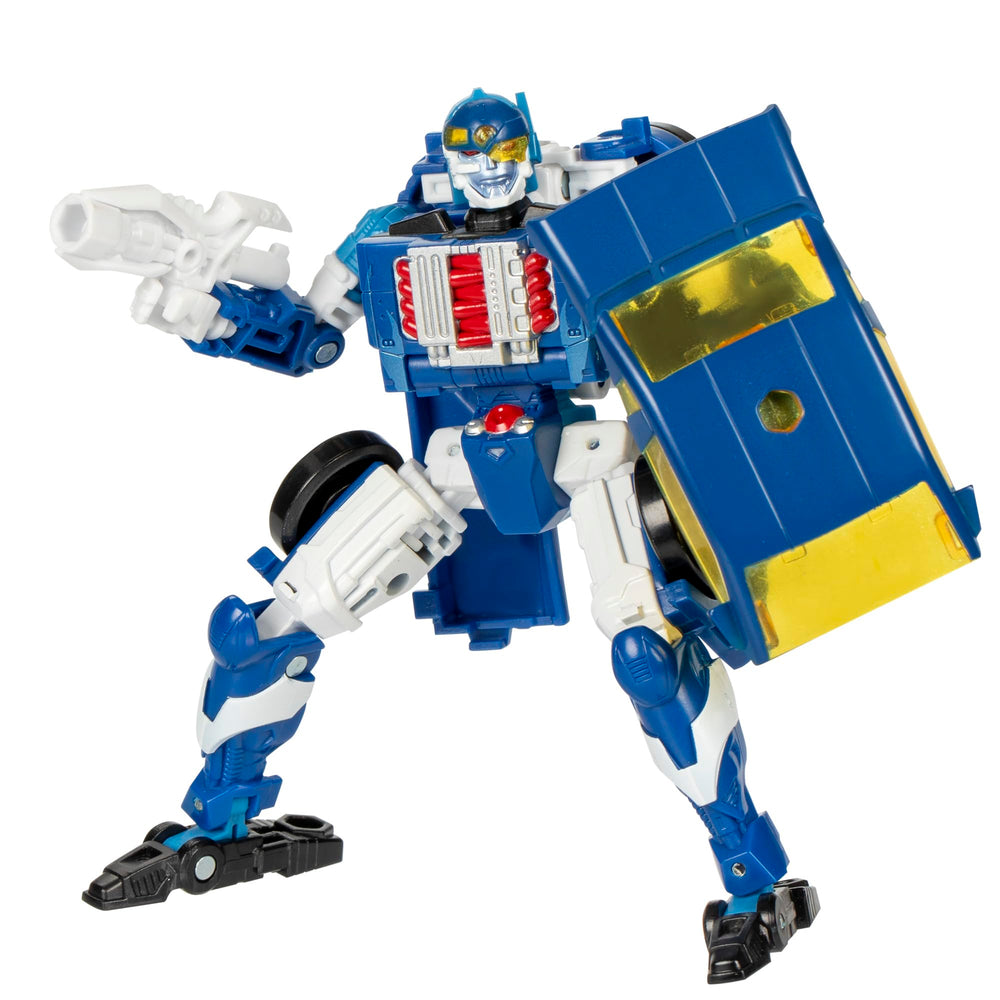 Transformers Legacy United Side Burn robot mode for dynamic posing.