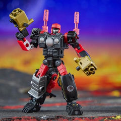 Transformers Legacy United Star Raider Road Pig with detachable panniers and parts.