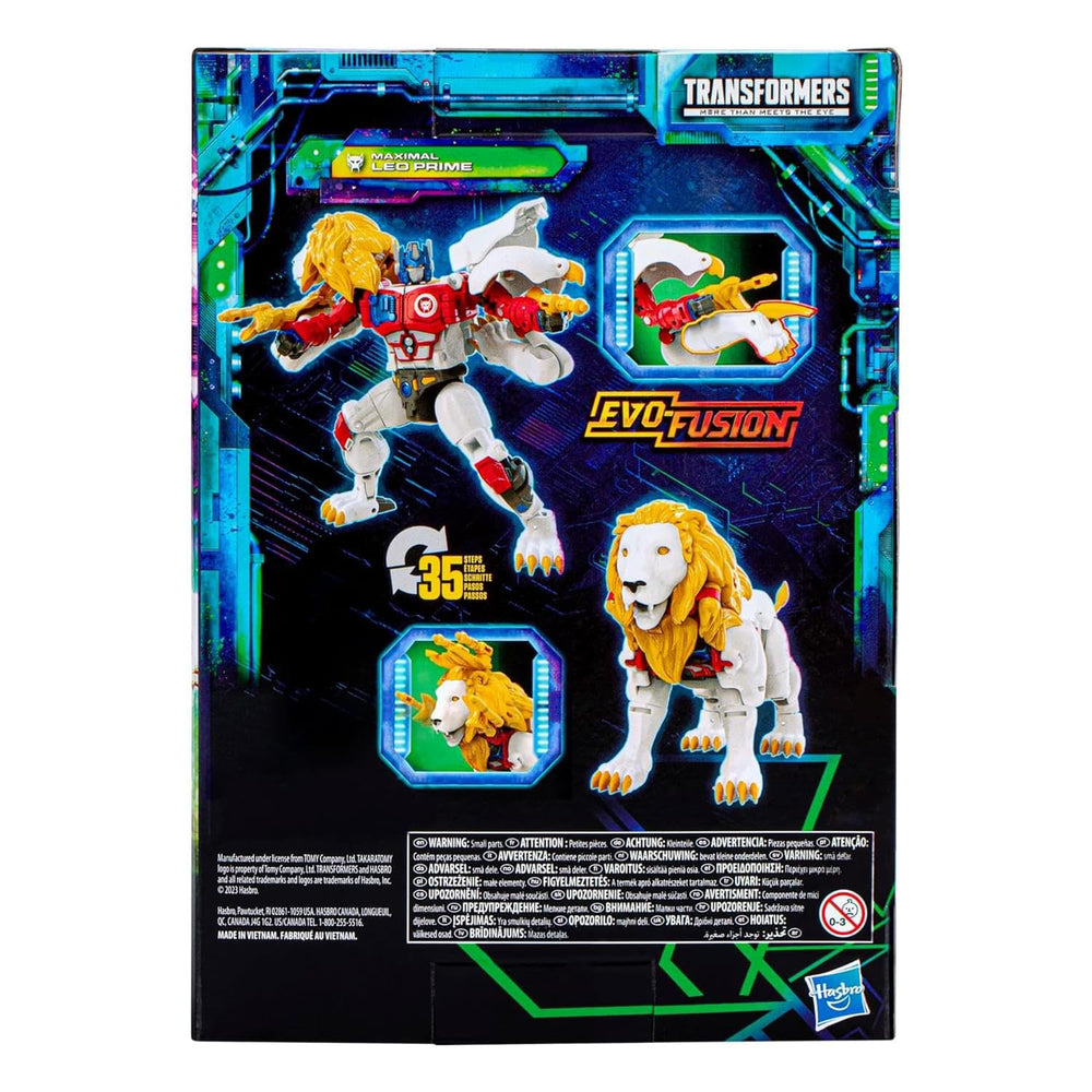 Transformers Leo Prime tech-spec scan code reveals backstory data.