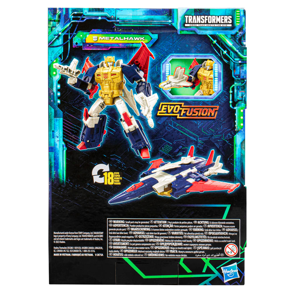 Transformers Metalhawk two blasters accessories attach for versatile battle setups