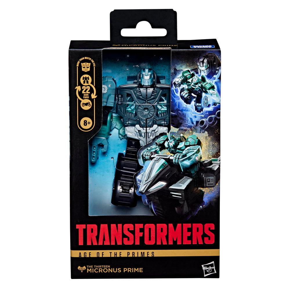 Transformers Micronus Prime mini figure posed for compact display.