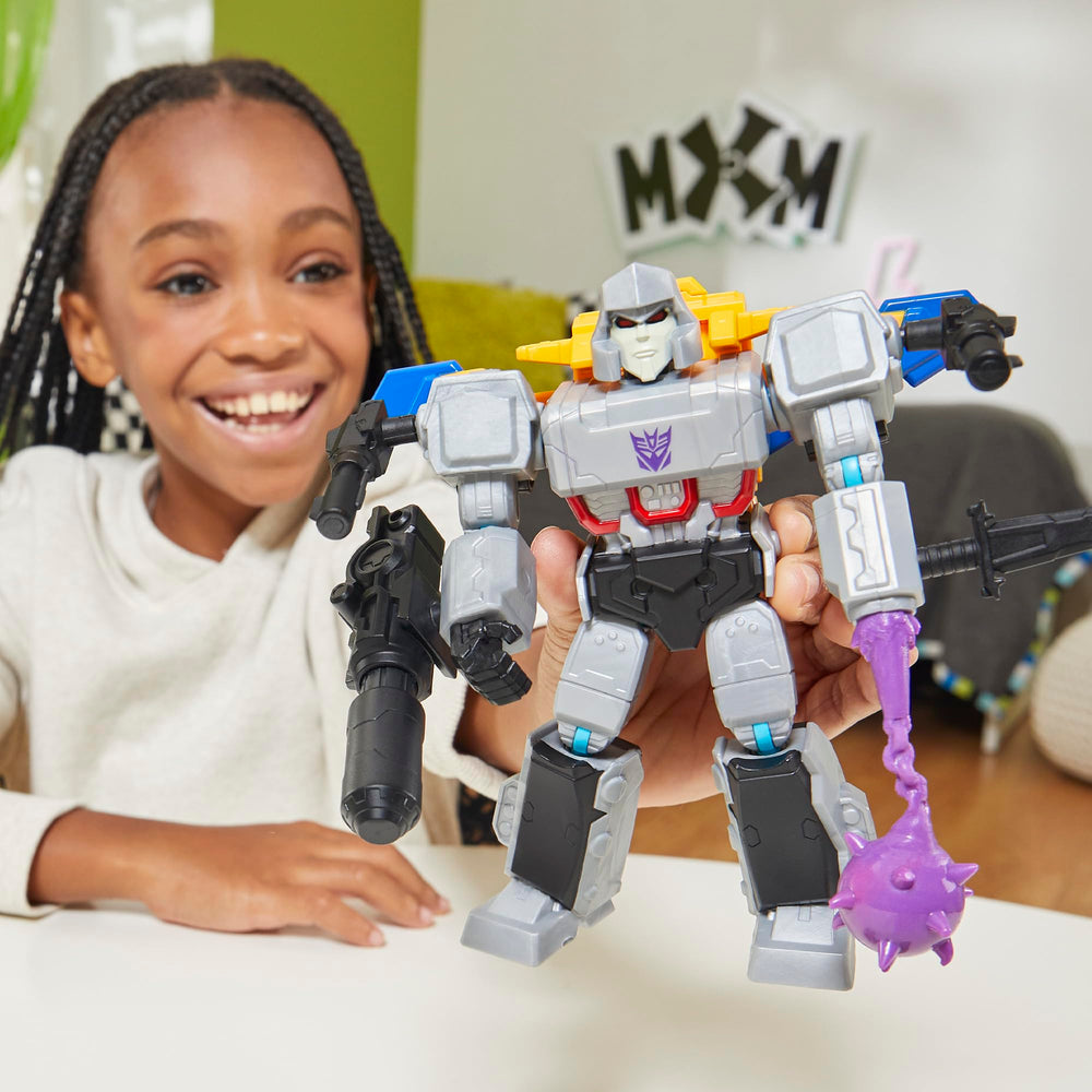 Transformers MixMashers mash-ready figure showcases versatile parts for cross-character creativity.