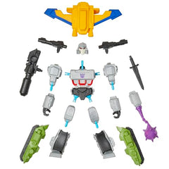 Transformers MixMashers purple mace accessory boosts dramatic action and display options.
