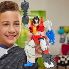 Interchangeable parts unlock creative figure-building opportunities.