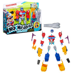 Transformers MixMashers Optimus Prime Deluxe Action Figure with interchangeable parts for imaginative play