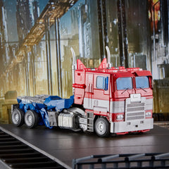 Transformers MPM12 Optimus Prime 50+ articulation points enable dynamic posing.
