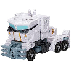 Nova Prime in truck mode with trailer attached for dynamic storytelling