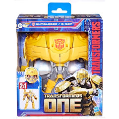 Transformers One Bumblebee B-127 mask mode for imaginative dress up.