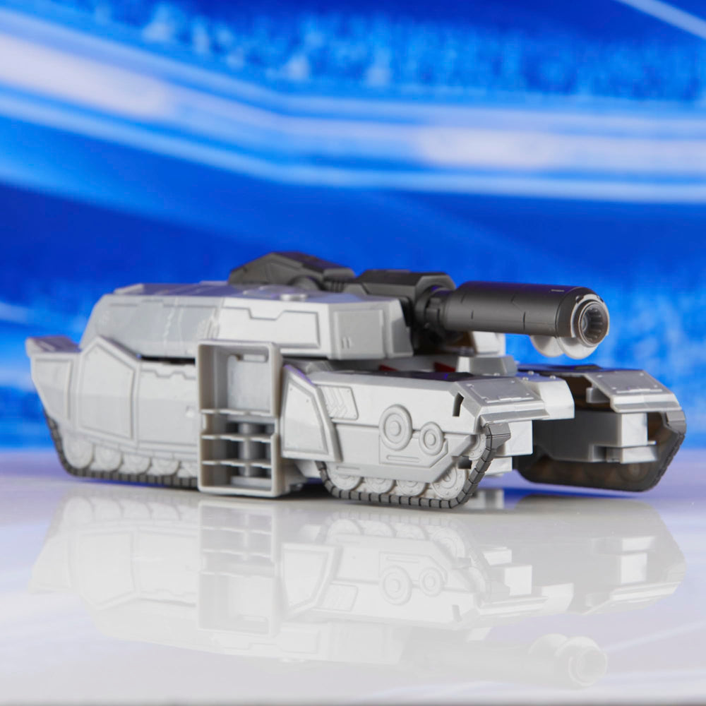 11-inch Megatron D-16 figure standing tall for display