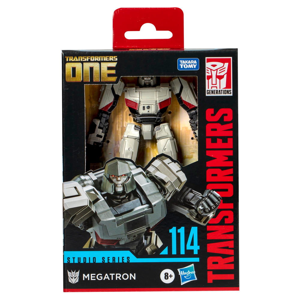 Transformers Megatron blaster accessory attaches in both robot and tank modes.
